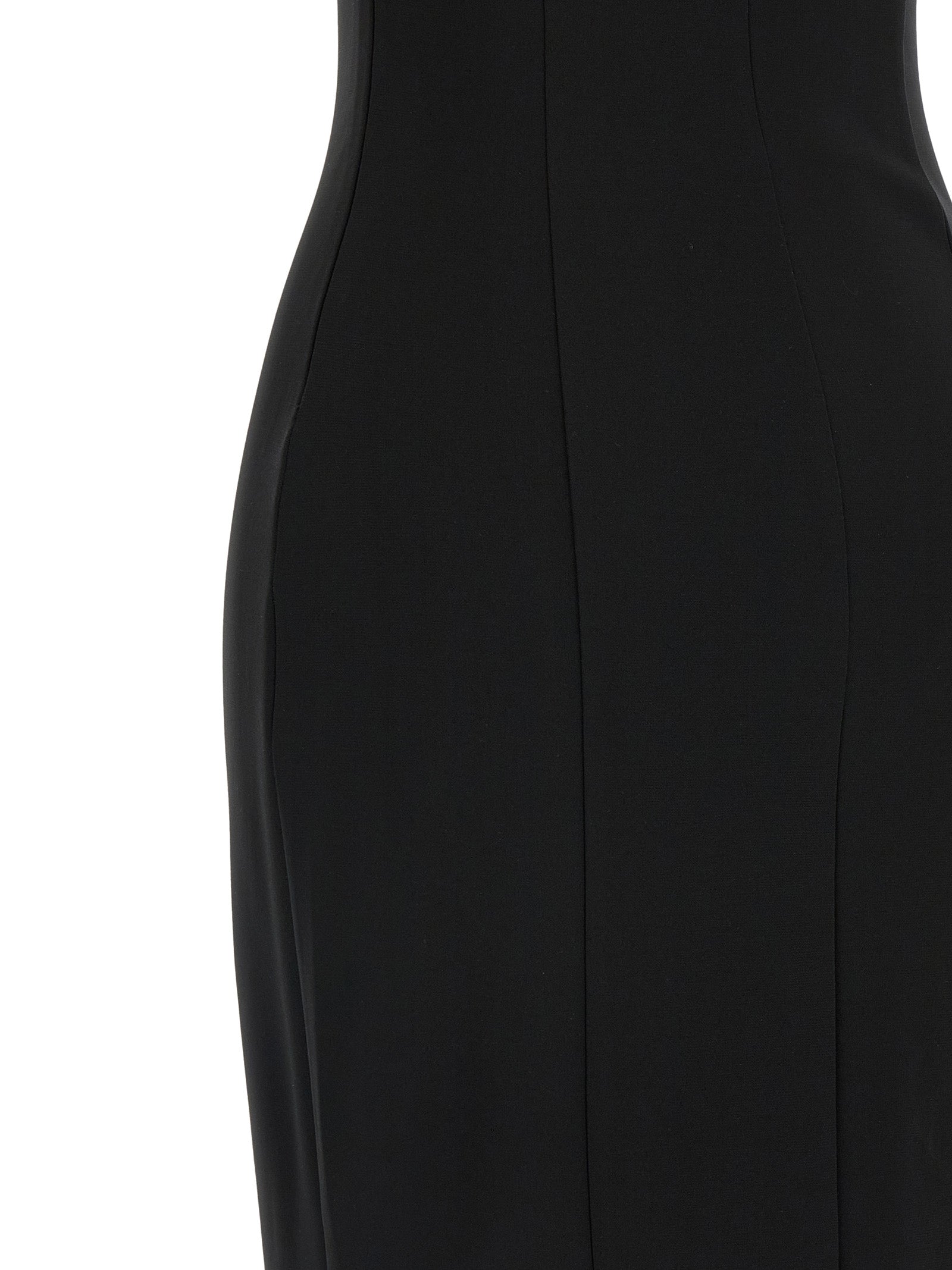 Nensi Dojaka Draped Padded Cup Maxi Dress