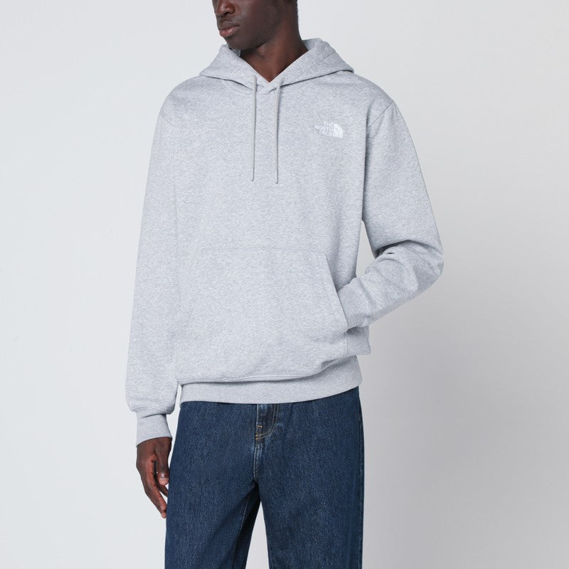The North Face Essential hoodie in light grey cotton blend