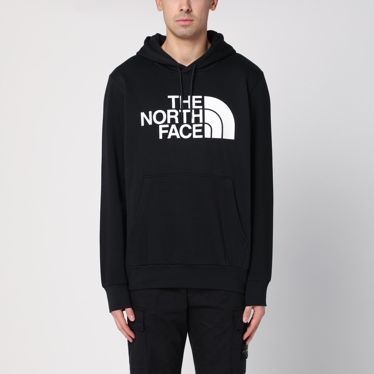 The North Face Black Hoodie with Logo — Men's Sweatshirt