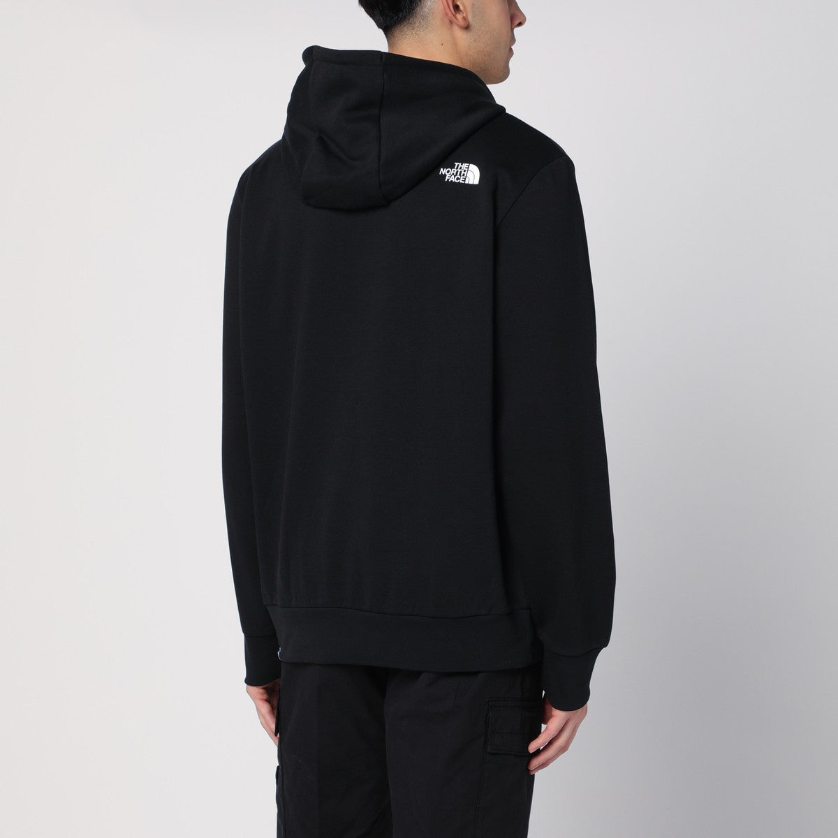 The North Face Black Hoodie with Logo — Men's Sweatshirt