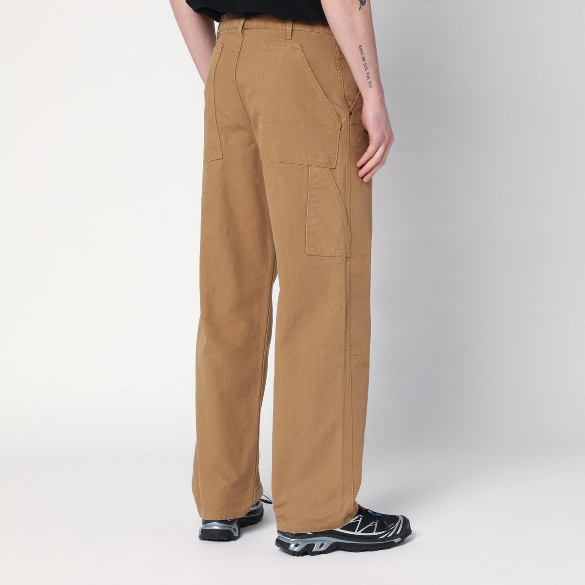 Pantalon The North Face Cedar Canvas en coton marron clair
