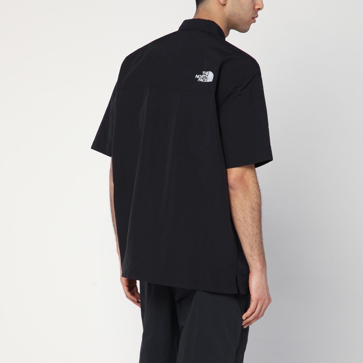 The North Face Black nylon shirt — Short‑sleeve men's shirt