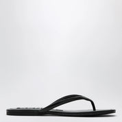 SENSO Nora Ebony Leather Slides — Luxury Slippers