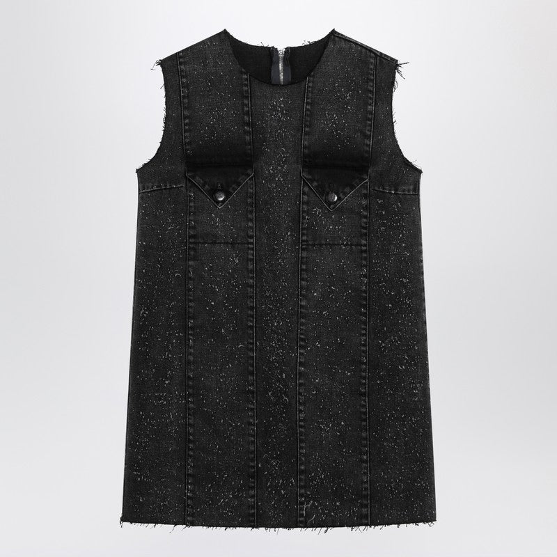 Mini-robe en jean gris foncé NAMACHEKO