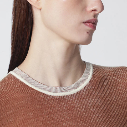 6397 Desert Ribbed Knit Sweater — Vintage Effect