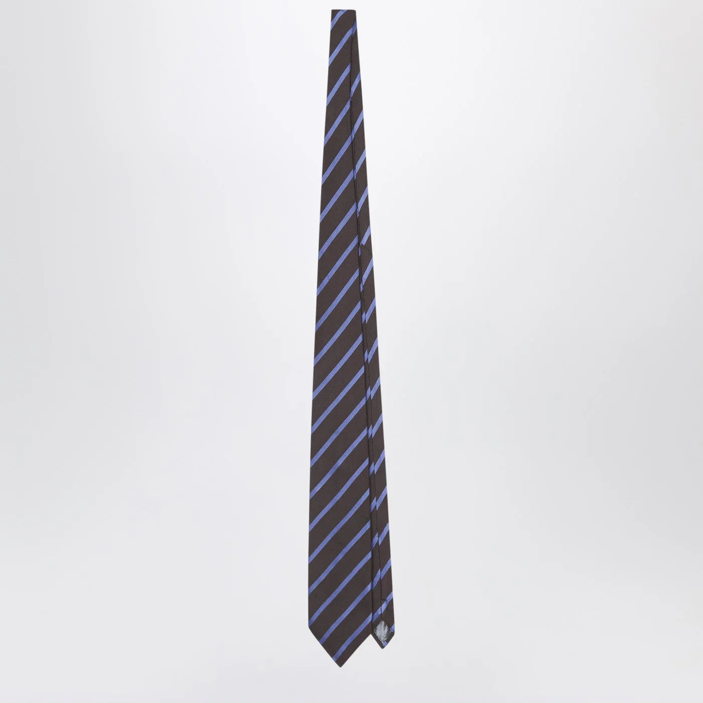 The Frankie Shop Brown Lene Striped Tie — Women's Ties