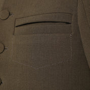 NAMACHEKO Moss green wool-blend jacket