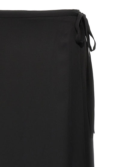 Theory Cl Tie Wrap Skirt — Silk Wrap Skirt for Women
