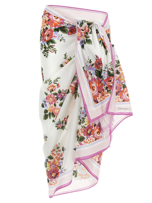 Dolce & Gabbana Bouquet Sarong Skirt — Beachwear