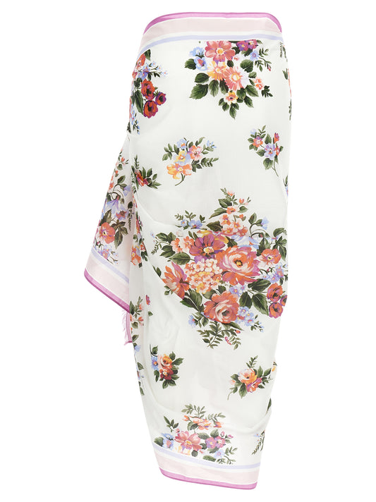 Dolce & Gabbana Bouquet Sarong Skirt — Beachwear