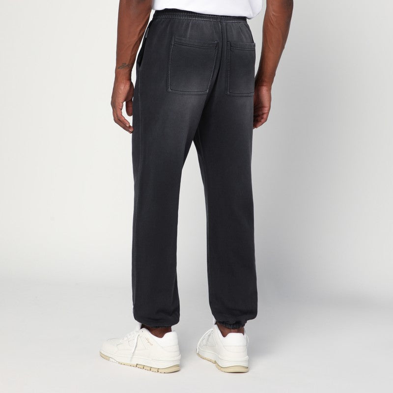 Pantalon de jogging noir délavé en coton Represent