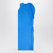 Max Mara Pianoforte Light blue silk dress