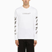 Off White Off-White™ White long-sleeved T-shirt in cotton