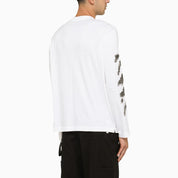 Off White Off-White™ White long-sleeved T-shirt in cotton