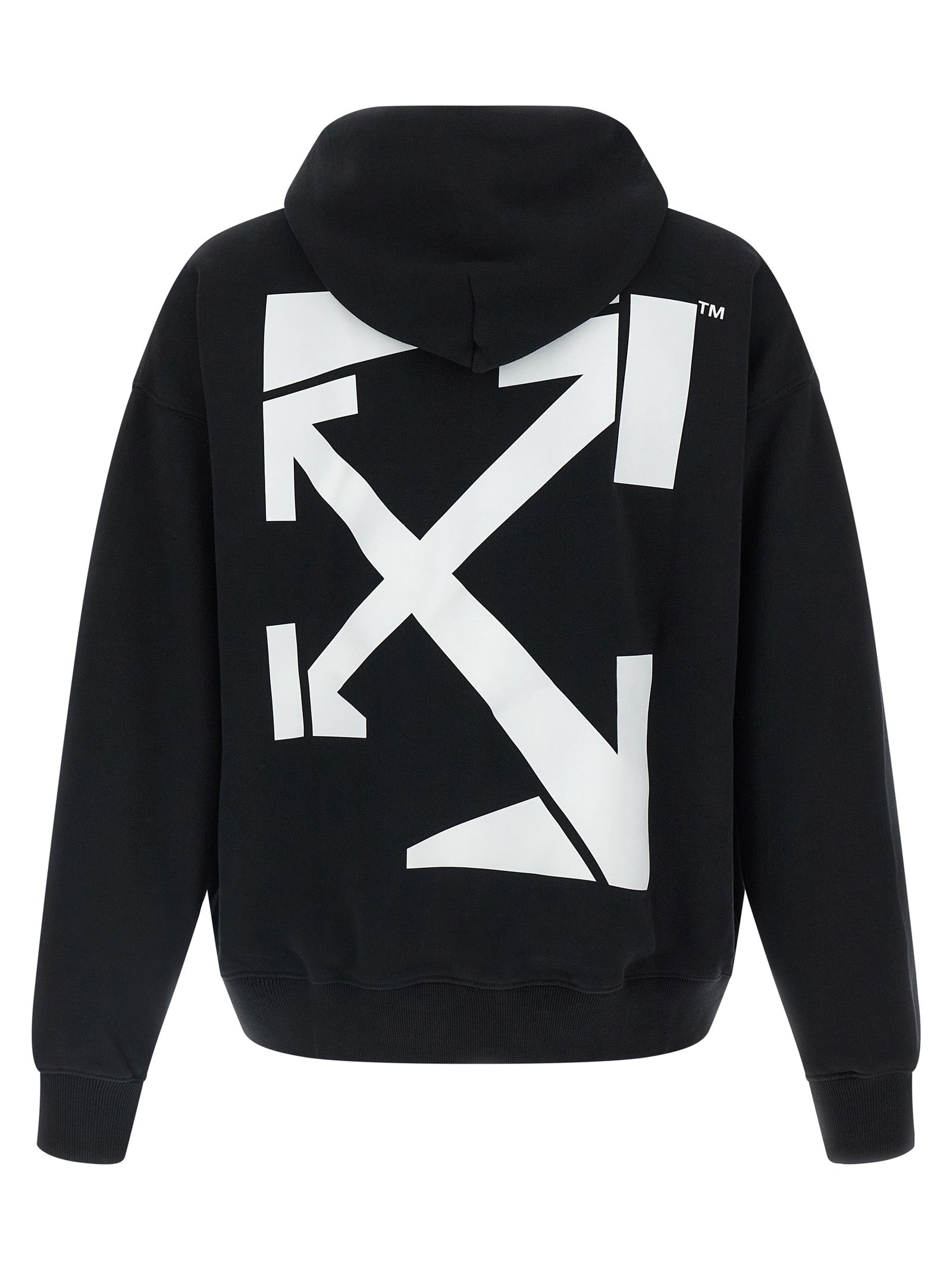 Off White Run Arrow Skate Hoodie — Men's Topwear