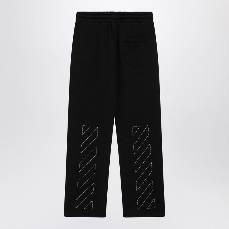 Off White Off-White™ Black jogging trousers with OFF logo