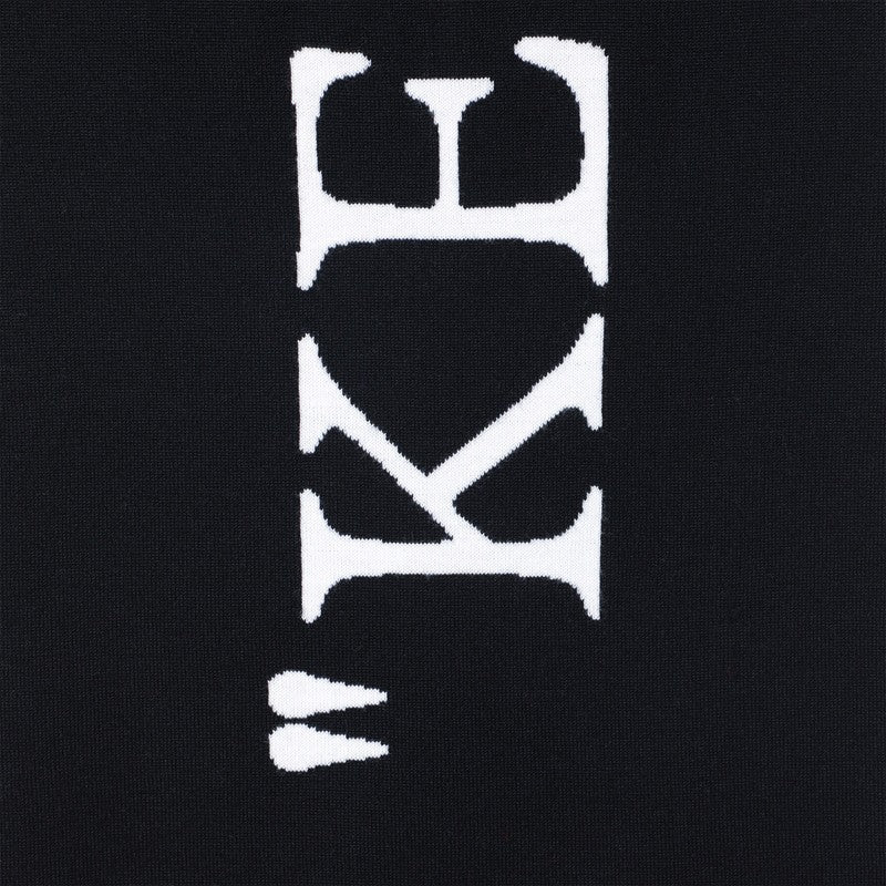 Écharpe en laine Off-White™ Keep Warm en noir et blanc