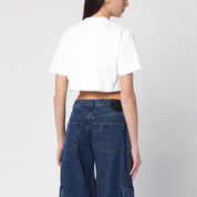 T-shirt court blanc Off-White™ avec logo