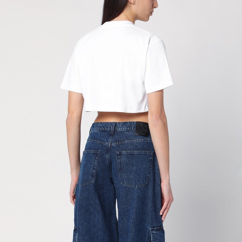 T-shirt court blanc Off-White™ avec logo