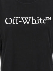 Off White Logo T-shirt — Black Cropped Tee