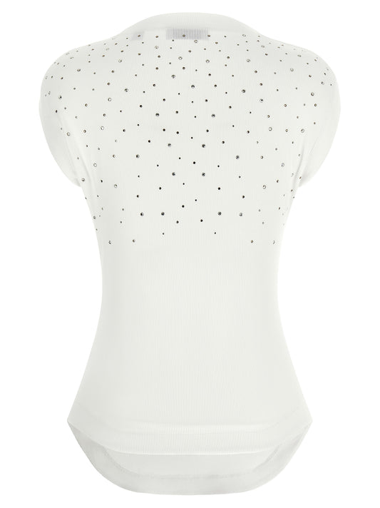 Off-White Topwear with Swarovski Detail — Women's Top