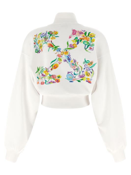 Off-White Arrow Glowing Flower Sweatshirt