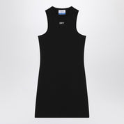 Off White Off-White™ black mini dress with logo