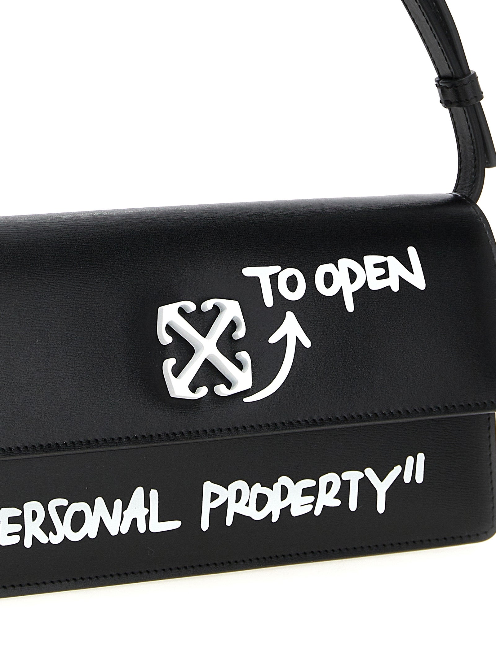 Off White Jitney 1.0 Shoulder Bag — White/Black, €1,250