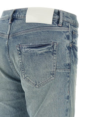 Purple P001 Repairs Skinny Jeans — Men's Designer Denim