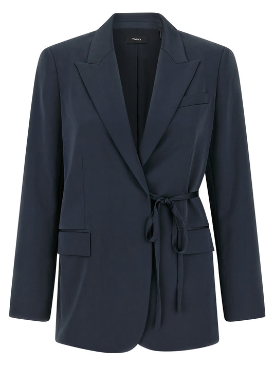 Theory City Twill Blazer - Women's Jackets | Aumifour