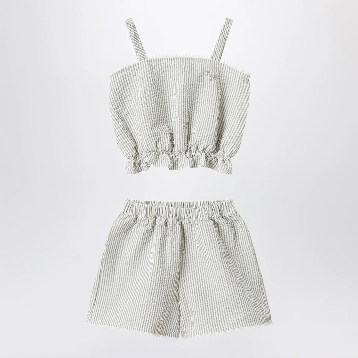 Il Gufo Granite Seersucker Set for Baby & Toddler