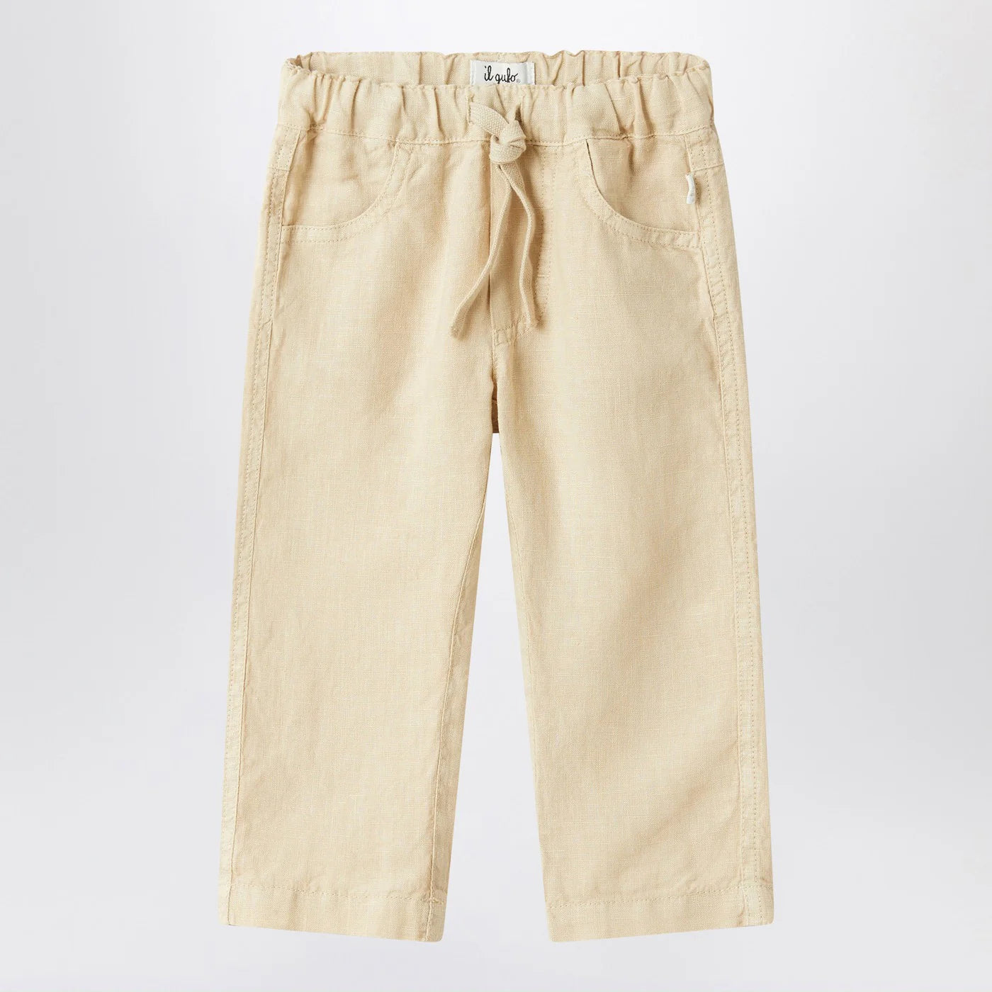 Il Gufo Beige Linen Trousers for Men — New In