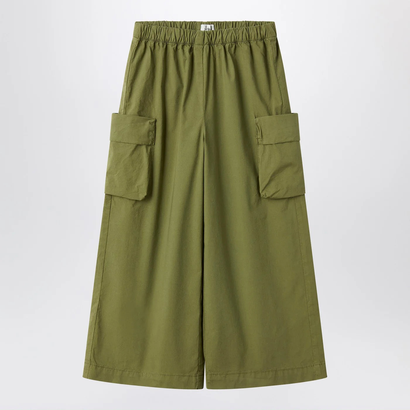 Il Gufo Green Fir Palazzo Pants — Wide Leg Elegance