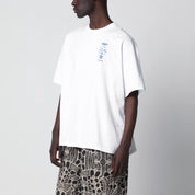 Brain Dead White Logo T‑Shirt — Men's Topwear