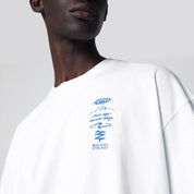 Brain Dead White Logo T‑Shirt — Men's Topwear