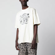 Brain Dead Ivory T-shirt with logo print