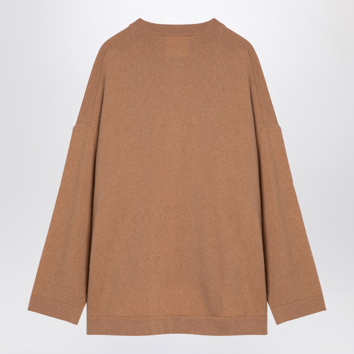 Erika Cavallini Veronica beige serafino jumper in cashmere