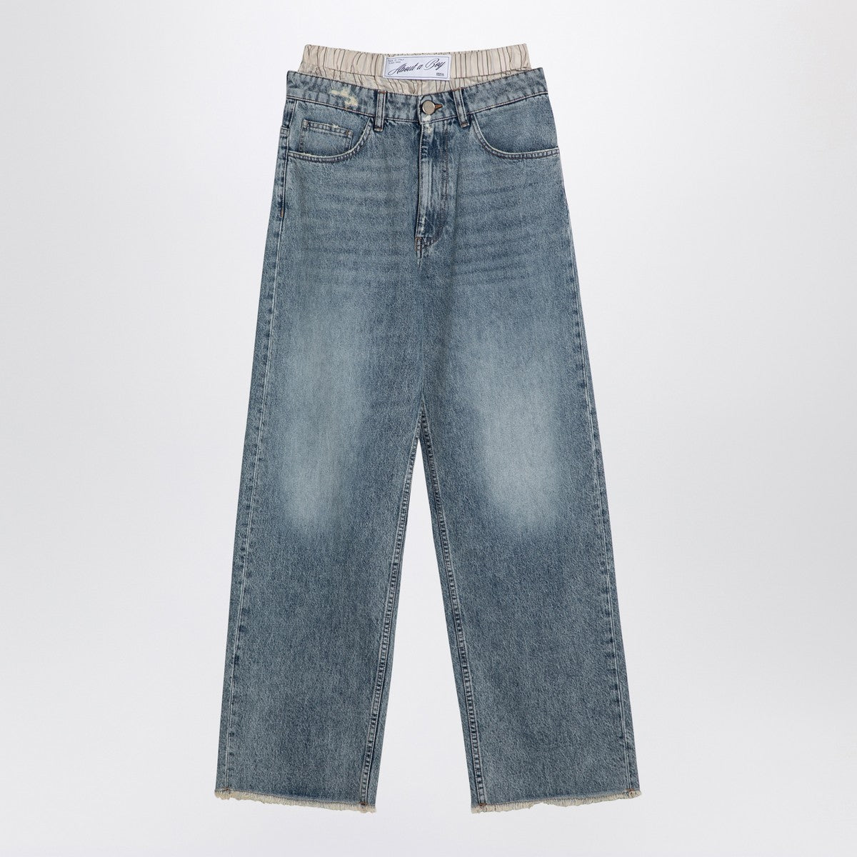 Erika Cavallini Leone Jeans in light washed denim