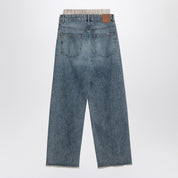 Erika Cavallini Leone Jeans in light washed denim