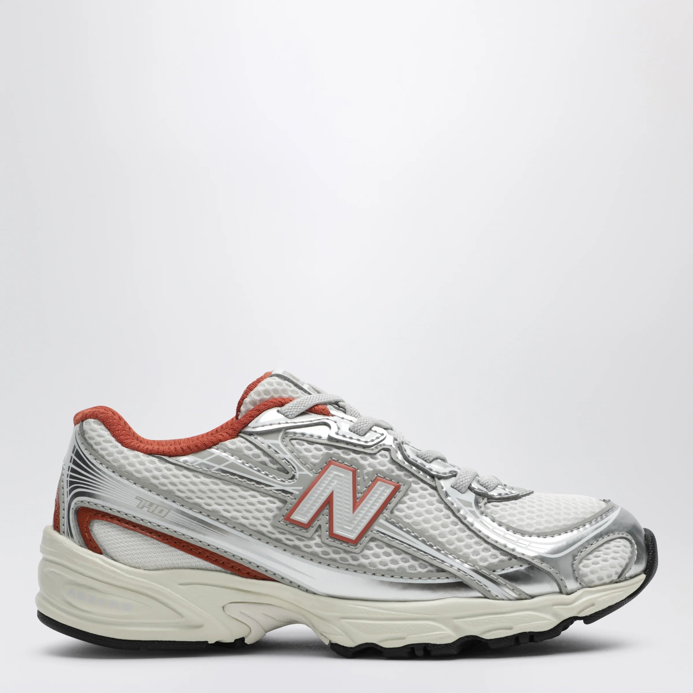 New Balance 740 Bungee Lace Silver Metallic / Cinnamon Sneakers