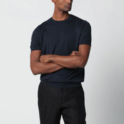 Lardini Blue wool-blend knit