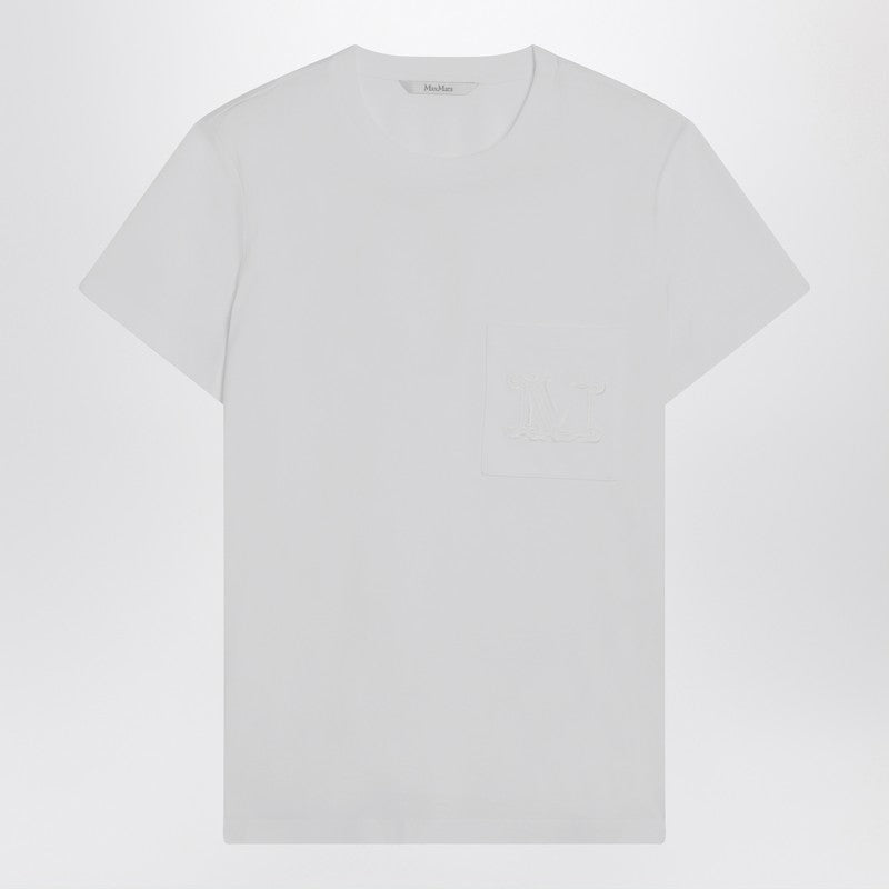 Max Mara White Cotton T‑Shirt — Refined Everyday Luxury