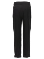 Tom Ford Metal Bar Detail Trousers — Women’s Black Trousers