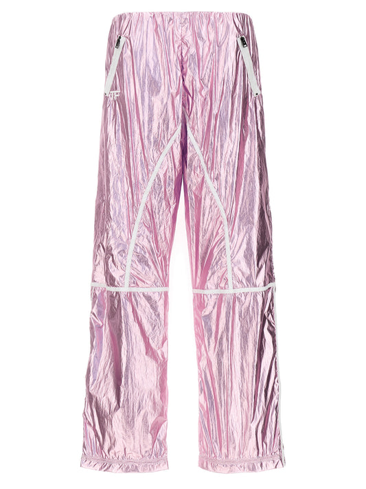 Tom Ford Laminated Track Pants — Pink Trousers