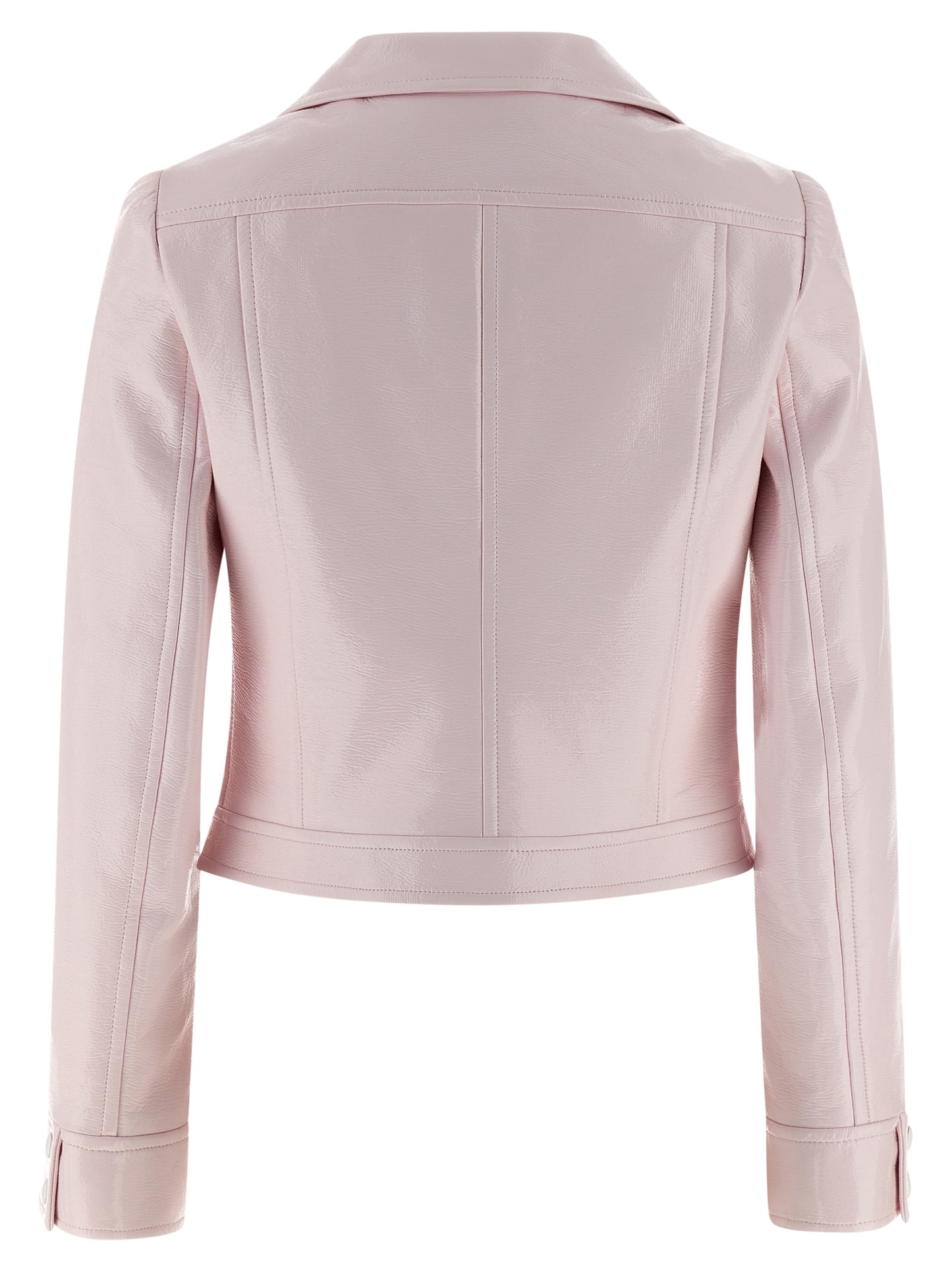 Courrèges Pink Vinyl Jacket — Women's Jackets