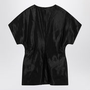 LouLou De Saison Black T‑shirt — Linen & Silk Top