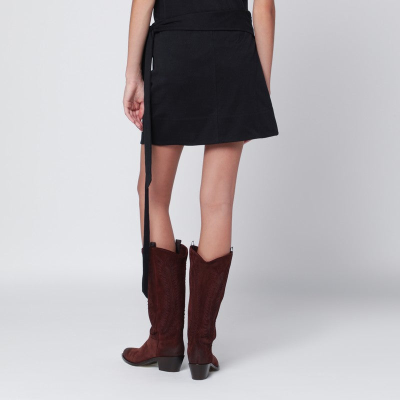 Isabel Marant Berenice skirt in black cotton