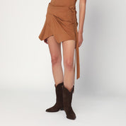 Caramel Berenice Wrap Skirt — Isabel Marant