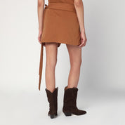 Caramel Berenice Wrap Skirt — Isabel Marant