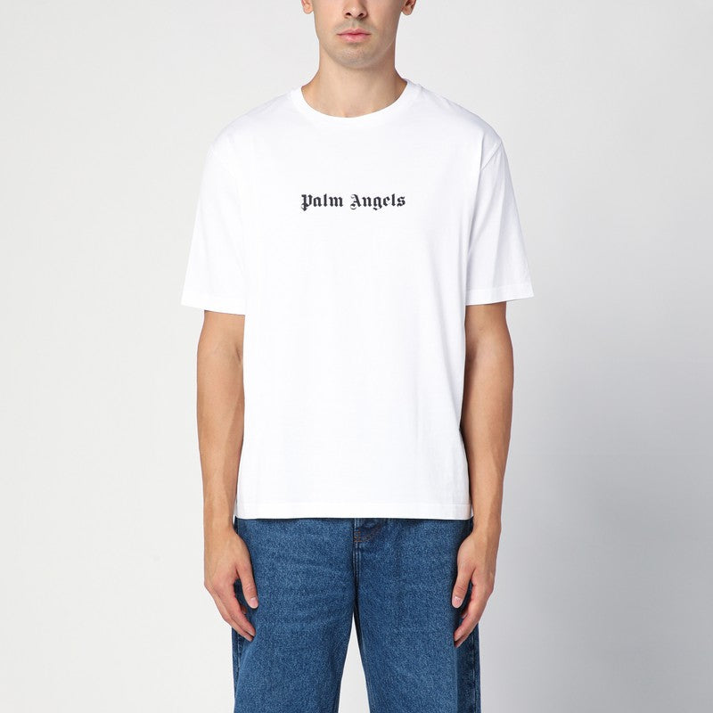 Palm Angels Logo t-shirt in white cotton